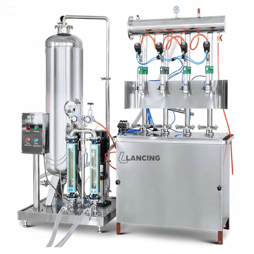 Beverage packaging machinery