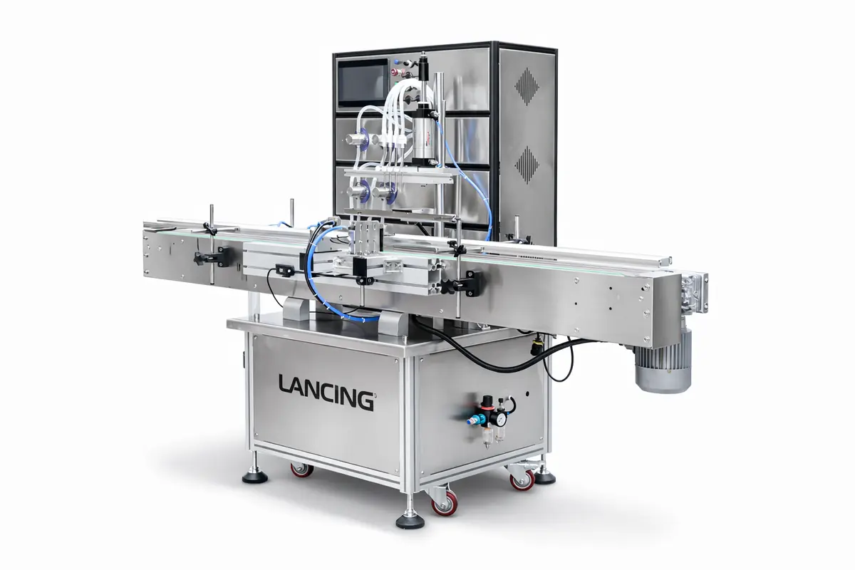 Gear pump liquid weighing filling machine